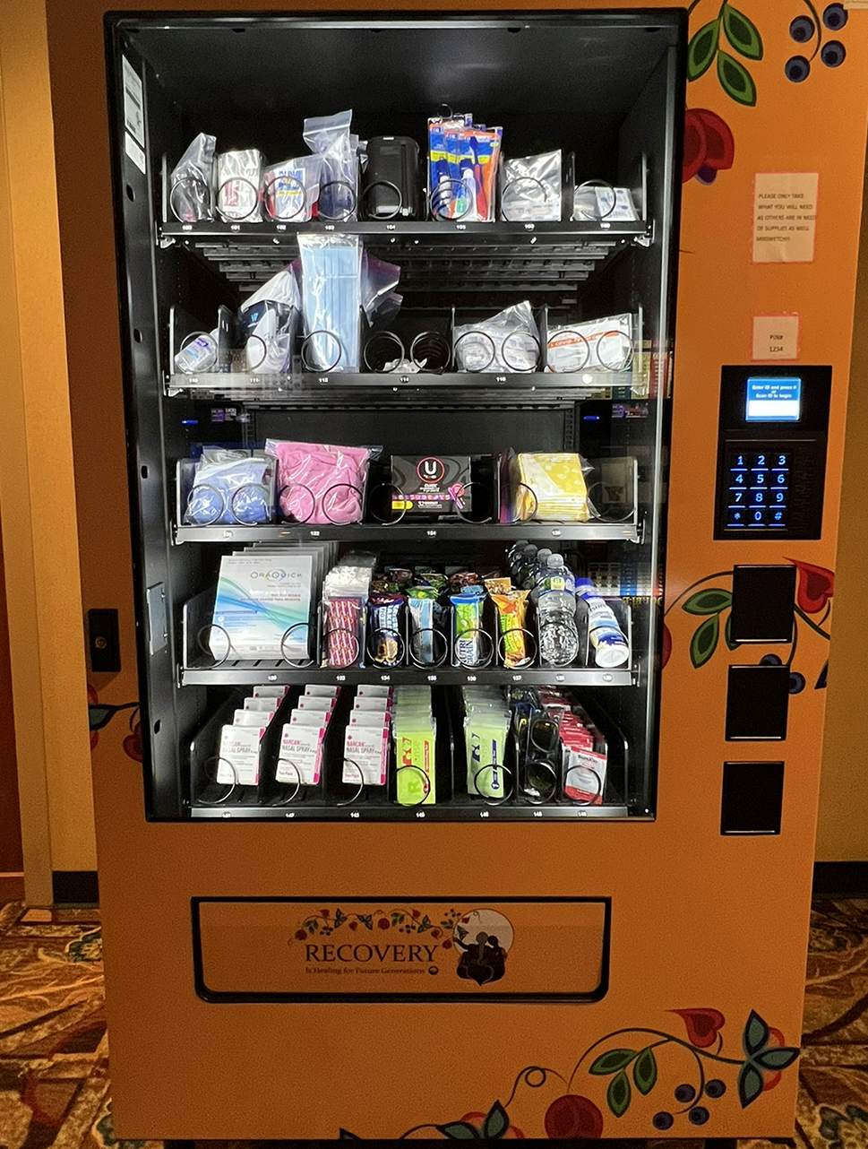 Convenience vending machine with personal care and everyday items
